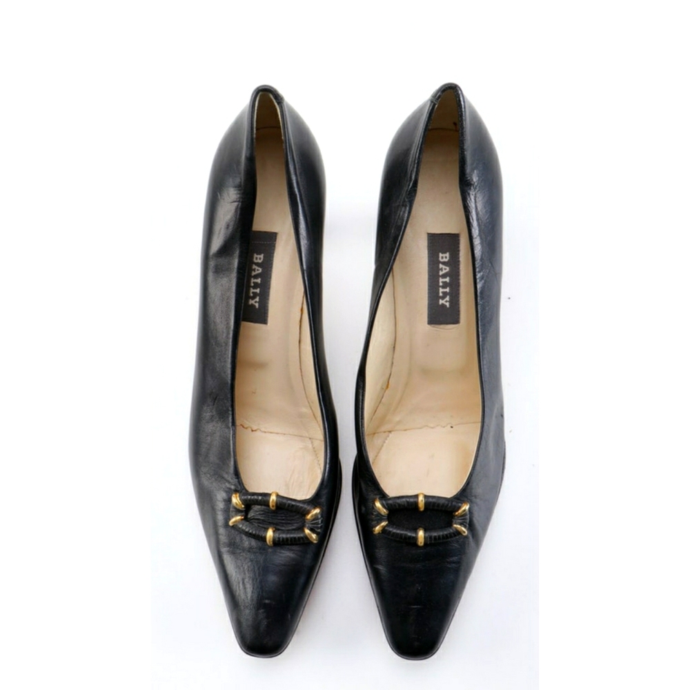 NWOB Bally Black Kaye Leather Pump, Women's Size 9M